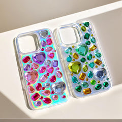 Bling rhinestone heart gem phone case - image 10