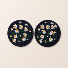 Embroidered Daisy Car Coasters - Set of 2 - image 10