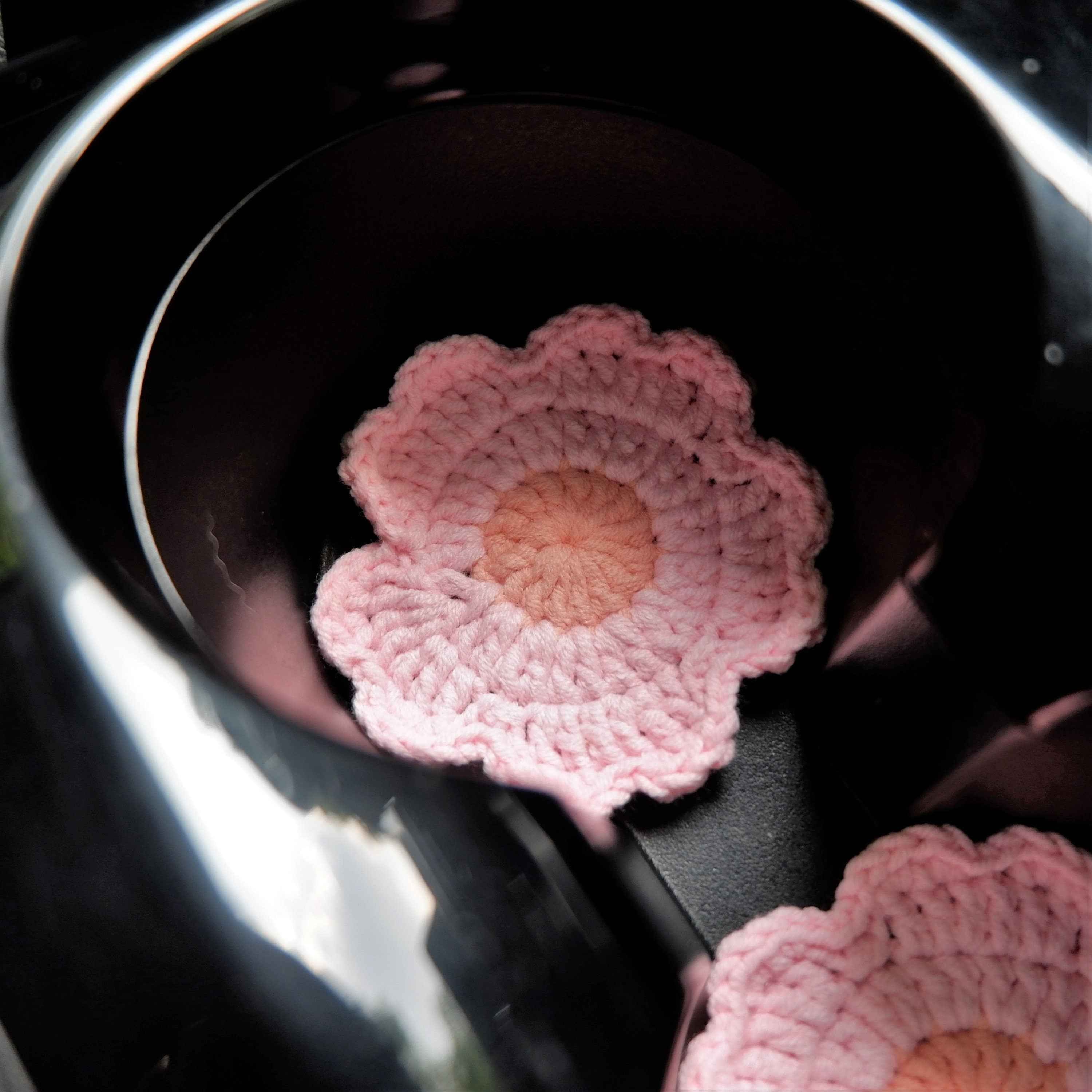 Set of 2 Cherry Blossom Car Drink Coasters