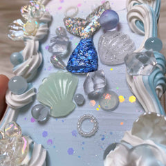 Custom Decoden Phone Case Mermaid tail& Shells