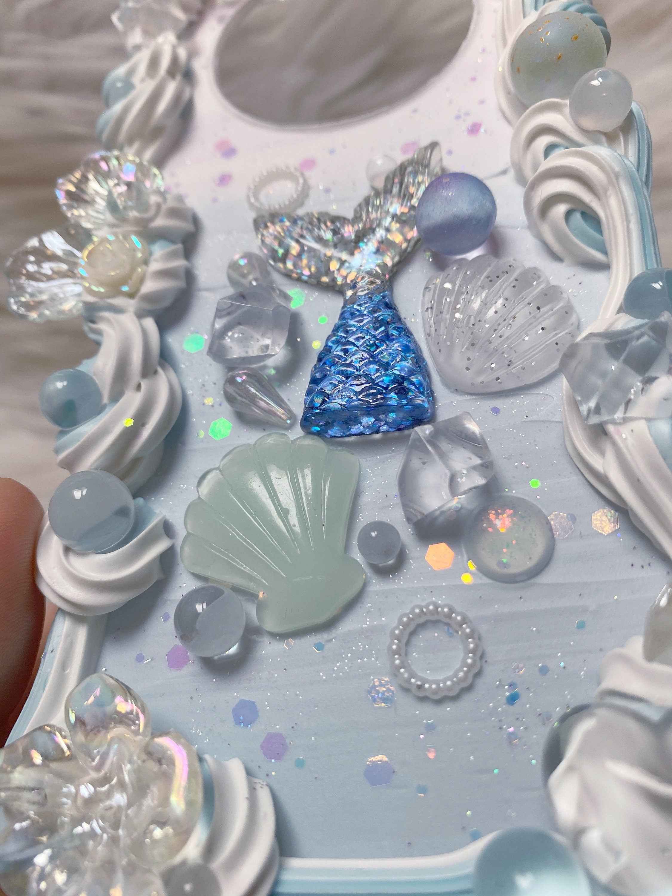 Custom Decoden Phone Case Mermaid tail& Shells