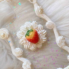 Custom Decoden Phone Case Strawberry