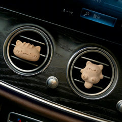 Wooden Cat Car Vent Clip Air Freshener - image 2
