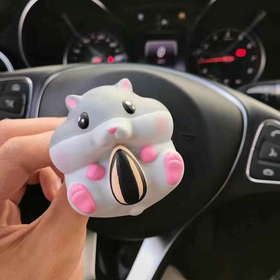 Kawaii hamster air freshener vent clips for daily drives