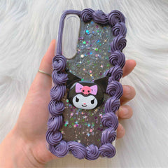 Anime Decoden Phone Case Glitter Kuromi