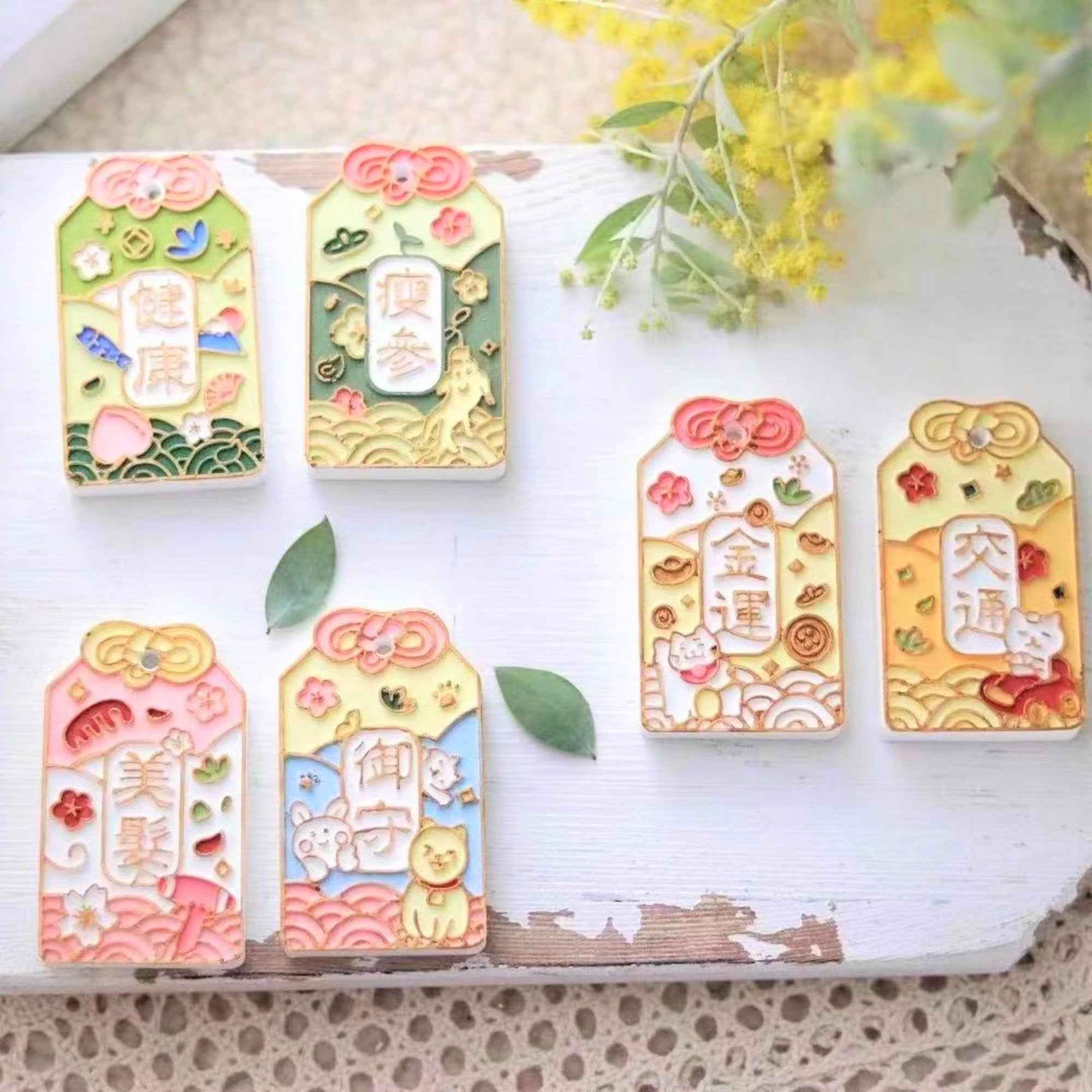 Car Mirror Hanging Accessories- Japanese Amulet Omamori