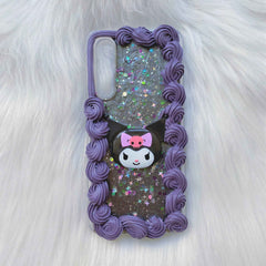 Anime Decoden Phone Case Glitter Kuromi