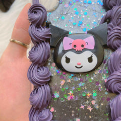 Anime Decoden Phone Case Glitter Kuromi