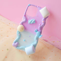 Decoden Phone Case Marshmallow & Ice Cream