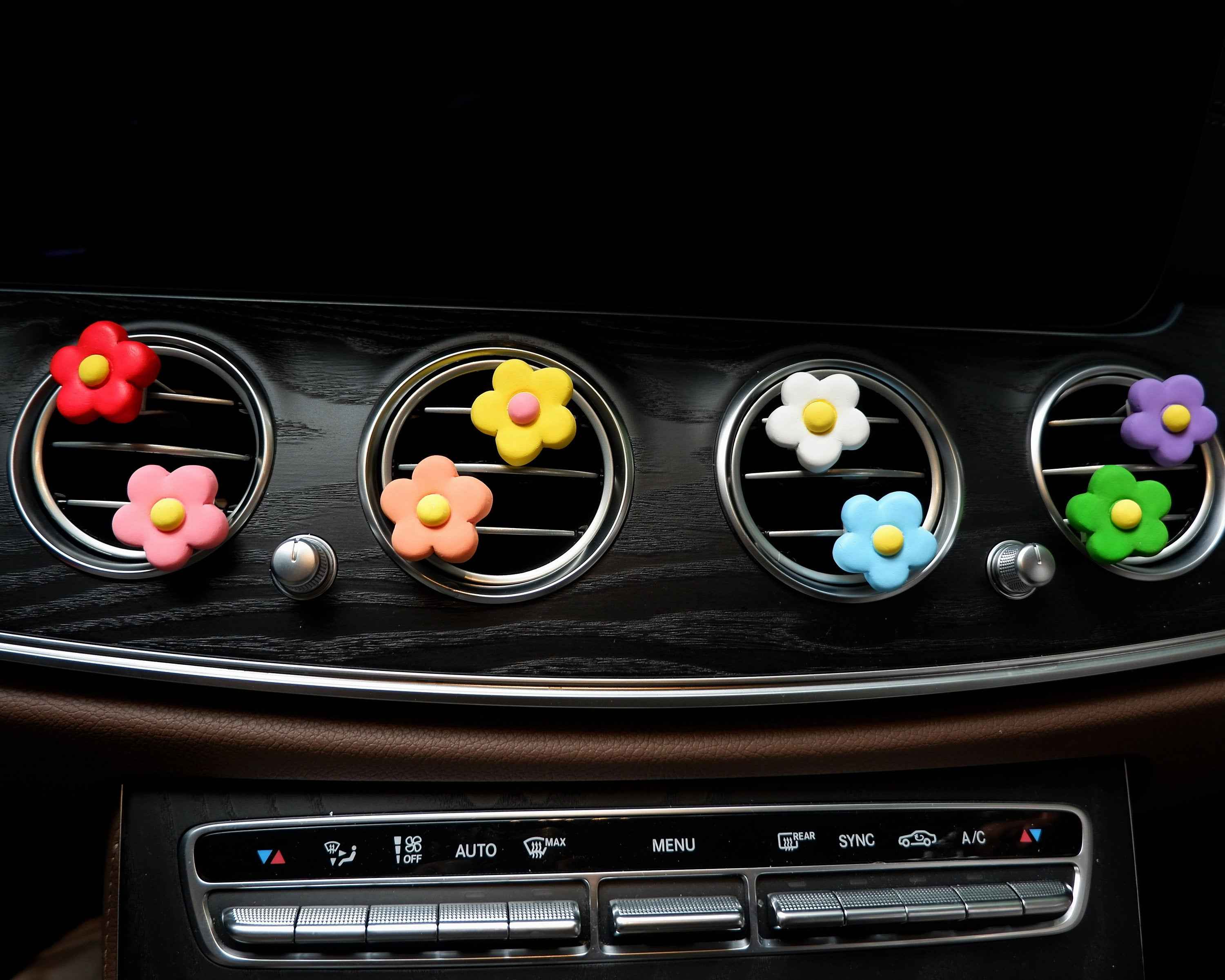 GFSISARTY Plaster Daisy Car Vent Clips Air Freshener - Size Middle
