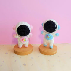 Crochet Car Dashboard Decor- Astronauts