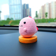 Crochet Car Dashboard Decor- Dinosaur