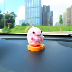 Crochet Car Dashboard Decor- Dinosaur