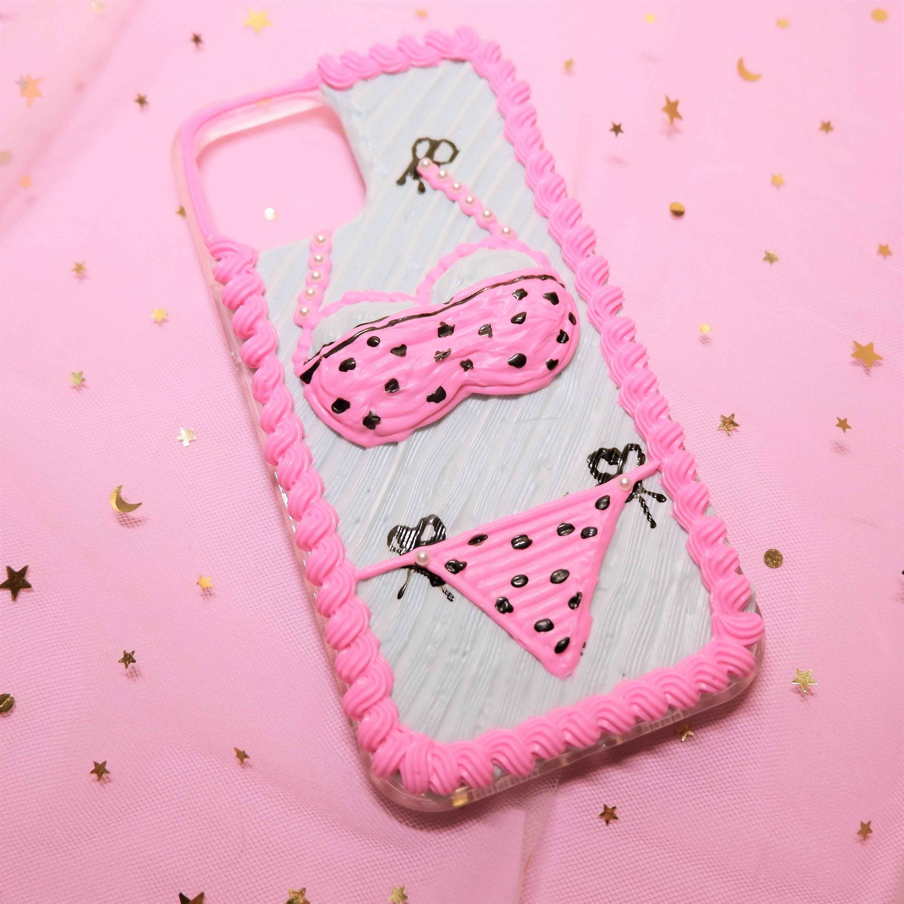 Custom Decoden Phone Case Pink Bikini