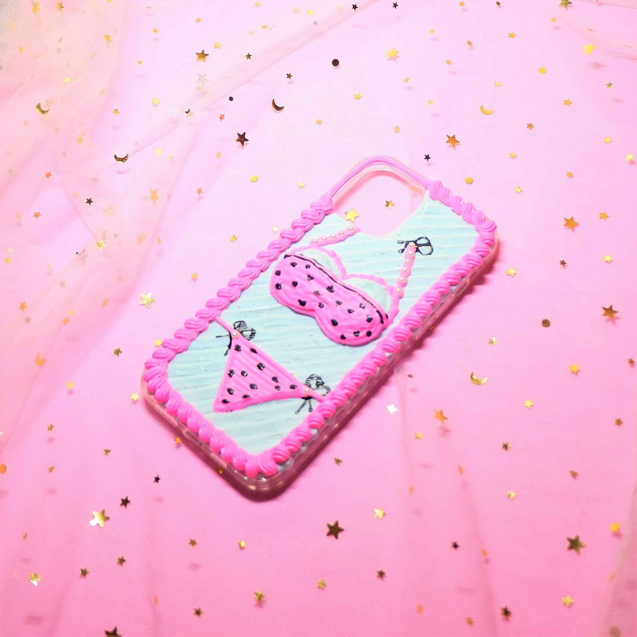 Custom Decoden Phone Case Pink Bikini
