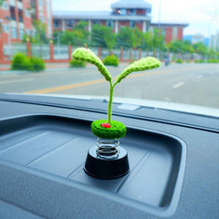 Crochet Car Dashboard Decor- Little Sprout