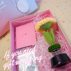 Crochet Bobblehead Car Dashboard Decor- Smiley Sun/Star