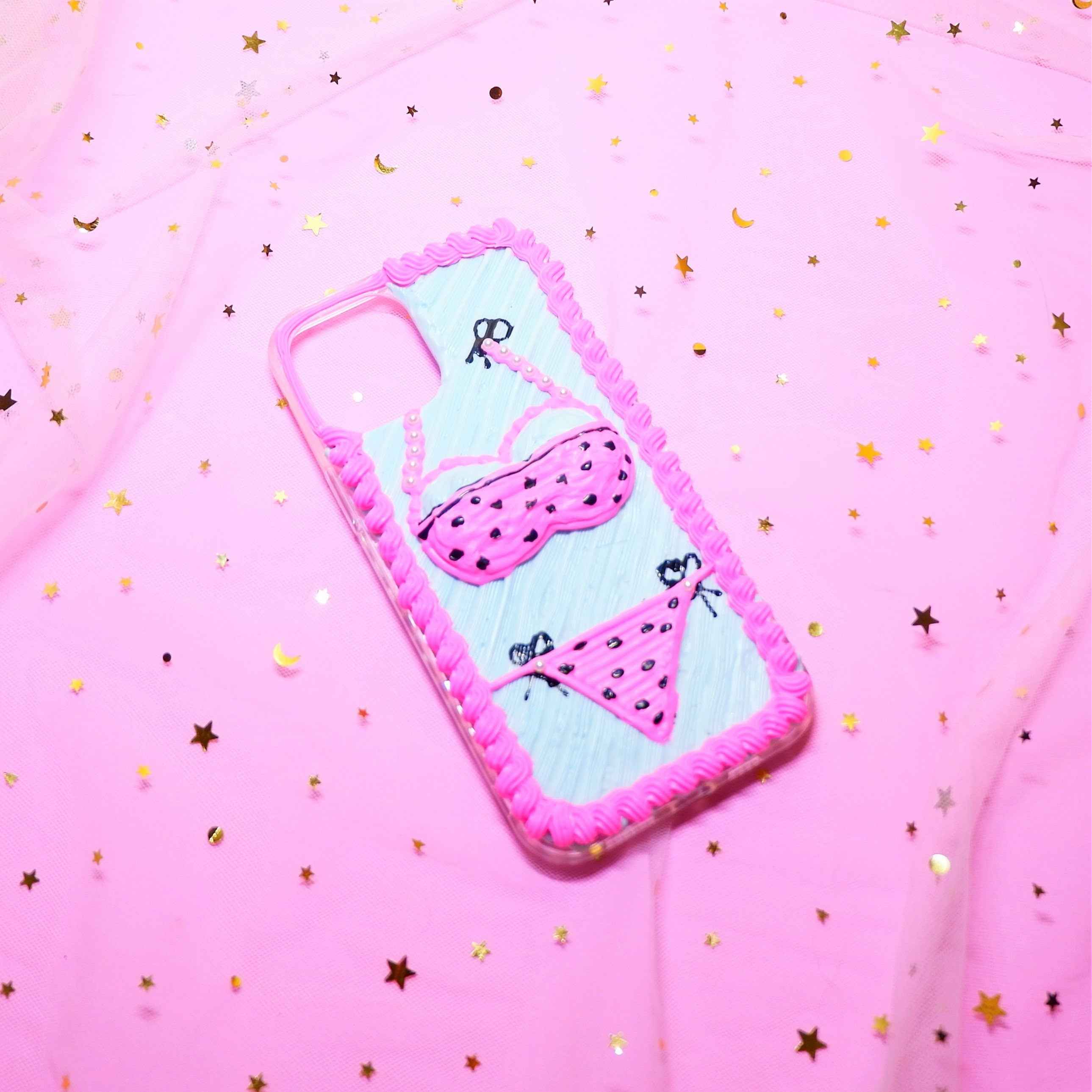 Custom Decoden Phone Case Pink Bikini