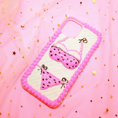 Custom Decoden Phone Case Pink Bikini