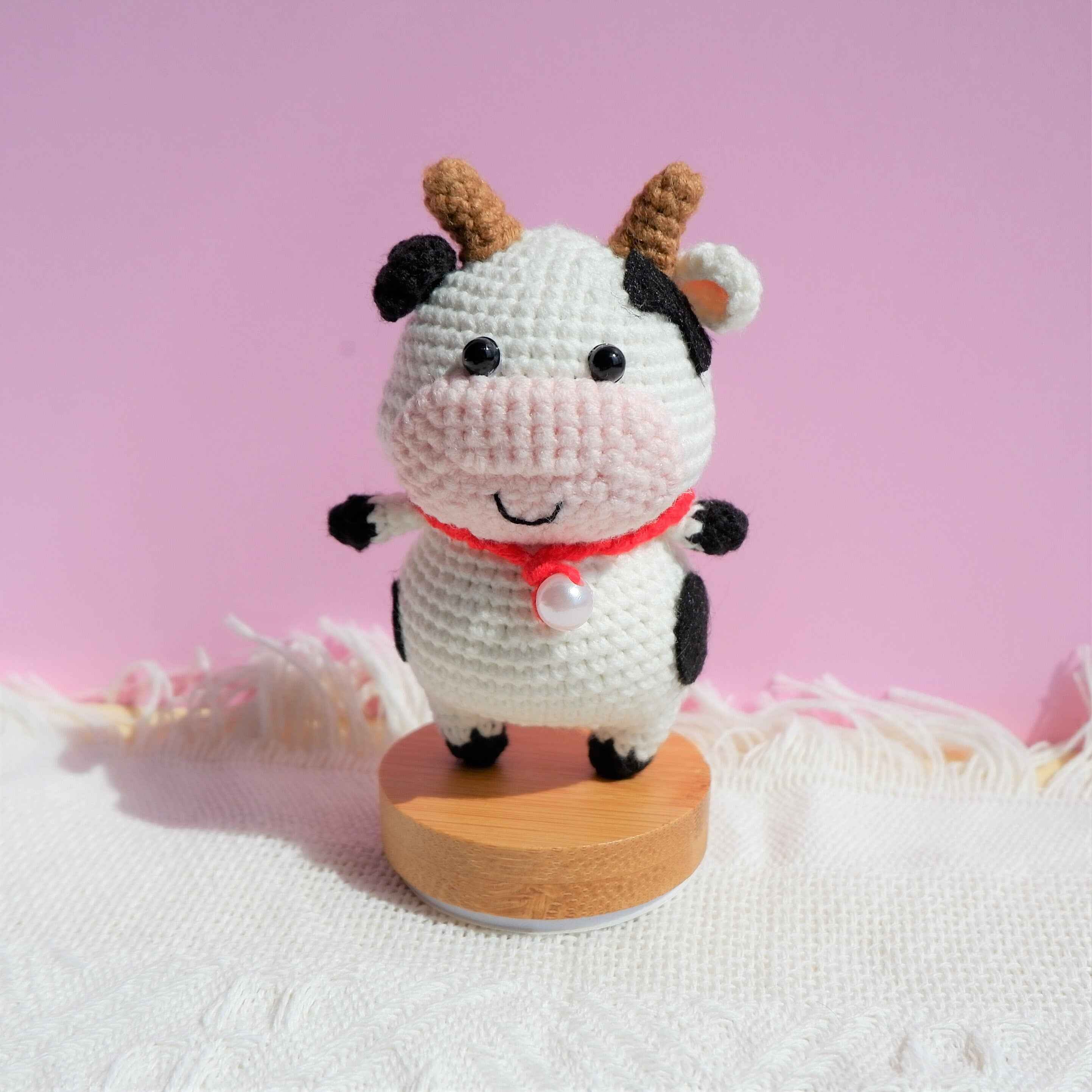 Crochet Car Dashboard Decor- Chunky Cow
