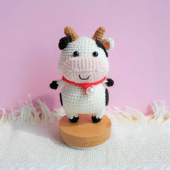 Crochet Car Dashboard Decor- Chunky Cow