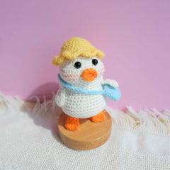 Crochet Car Dashboard Decor- Duck Mailman