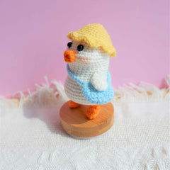 Crochet Car Dashboard Decor- Duck Mailman