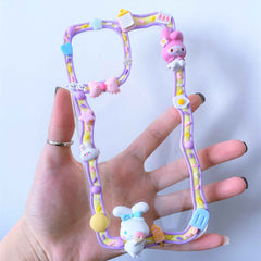 Anime Decoden Phone Case Cinnamoroll & Kuromi & My Melody