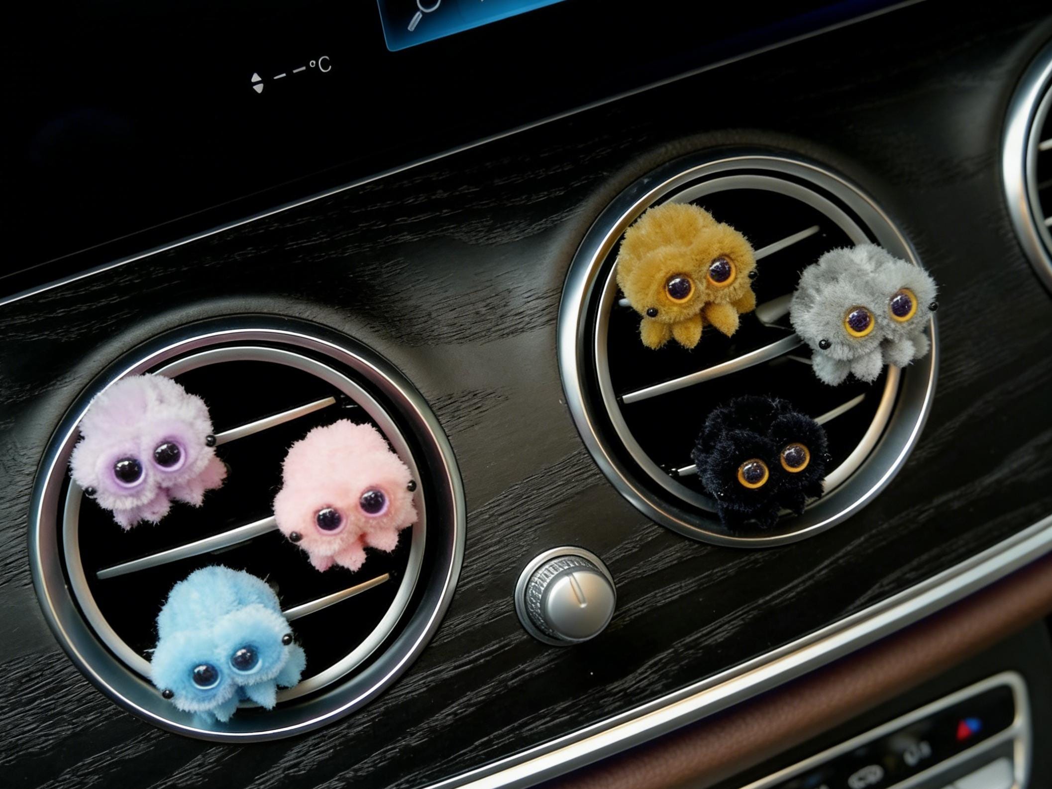 Chenille Spider Car Vent Clips Air Freshener - image 4
