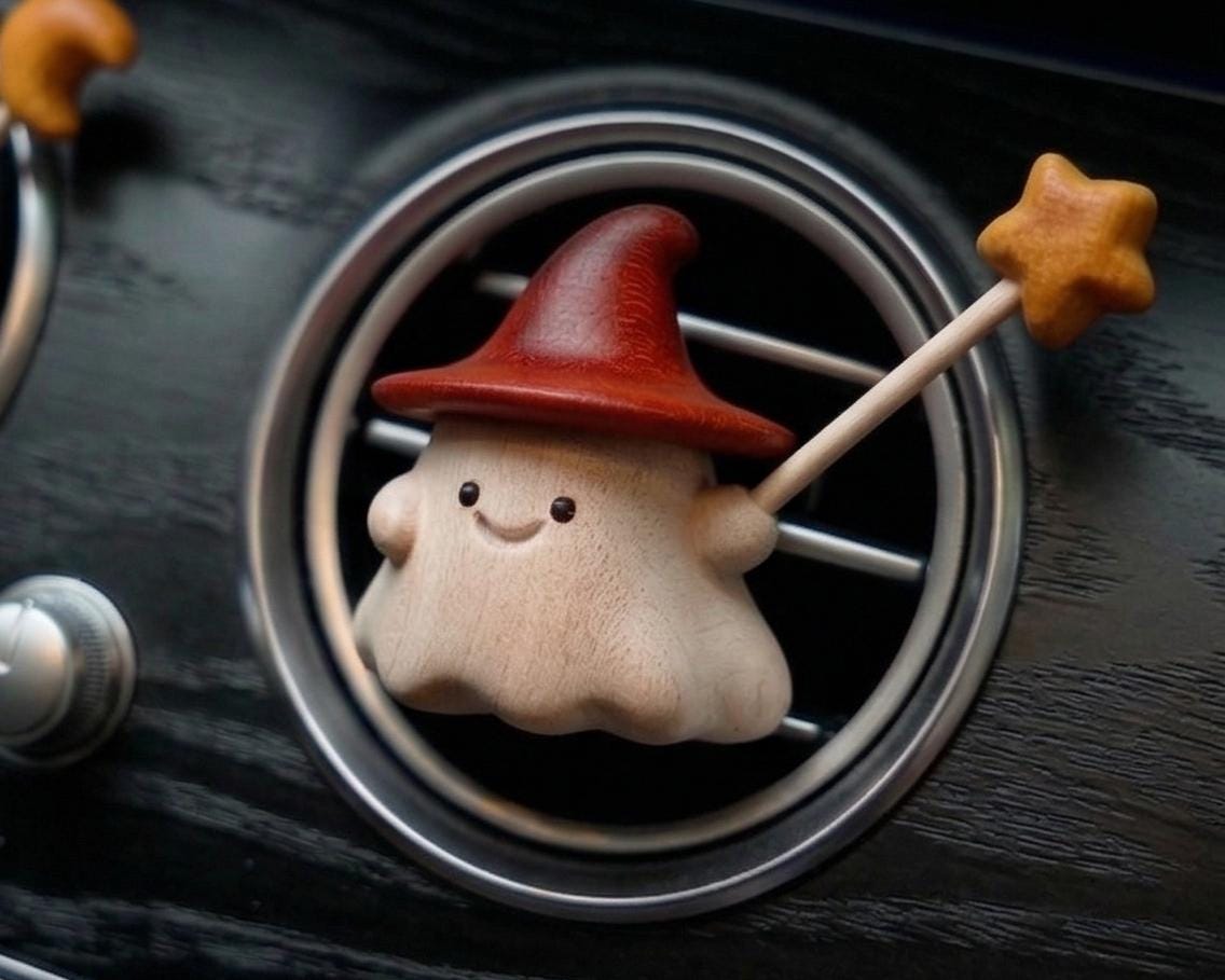 Ghost Wand Car Vent Clip Air Freshener - image 7