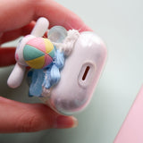 Custom Decoden AirPods Case, Cute Kpop Silicone AirPods Cover Case, Whipped Cream AirPods Case, Kawaii Anime Case for Airpods 1/2/Pro