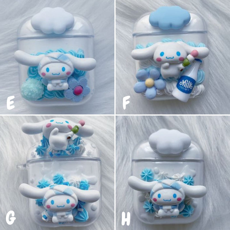 Custom Decoden AirPods Case, Cute Kpop Silicone AirPods Cover Case, Whipped Cream AirPods Case, Kawaii Anime Case for Airpods 1/2/Pro