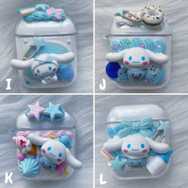 Custom Decoden AirPods Case, Cute Kpop Silicone AirPods Cover Case, Whipped Cream AirPods Case, Kawaii Anime Case for Airpods 1/2/Pro