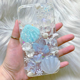 Decoden Phone Case, Shells/Butterfly Phone Case, Crystal Phone Case, Custom Phone Case for iPhone 13/14/15 Pro Max, Samsung, Google