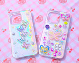 Bling Butterfly 3D Phone Case, Resin Phone Case, Glitter iPhone Case, Cute Phone Case for iPhone 12/13/14/15 Pro Max, OnePlus, Galaxy