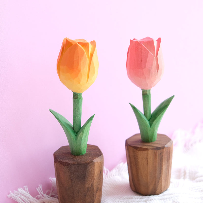 Tulip Car Dashboard Decor, Wooden Flower Car Accessory, Cute Car Accessories Interior, Essential Oil Diffuser, Valentines Home Decor