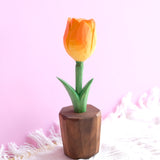 Tulip Car Dashboard Decor, Wooden Flower Car Accessory, Cute Car Accessories Interior, Essential Oil Diffuser, Valentines Home Decor