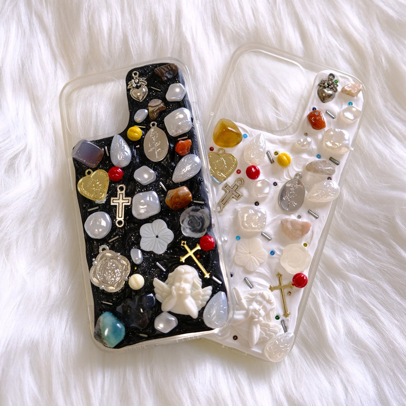 Decoden Phone Case, Mosaic Phone Case, Angel/Tarot/Star Coin 3D iPhone Case, Custom Phone Case for iPhone 13/14/15 Pro Max, OnePlus, Galaxy