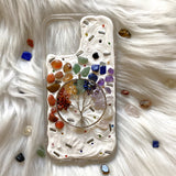 Decoden Mosaic Phone Case, Crystal Phone Case, Tree of Life 3D iPhone Case, Custom Phone Case for iPhone 13/14/15 Pro Max, One Plus, Galaxy