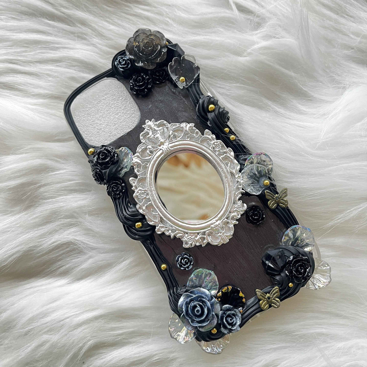 Elegant decoden mirror case gift for her and vanity lovers