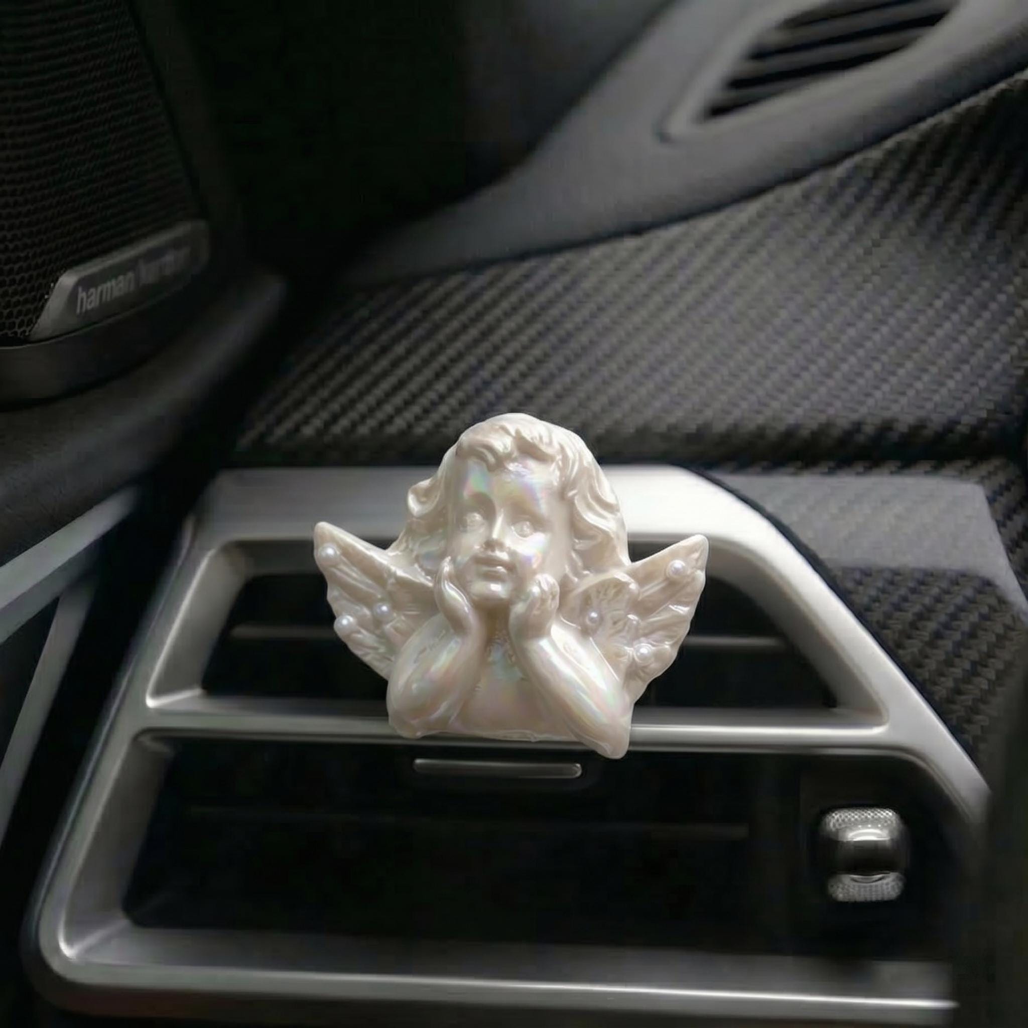 Pearlescent Cherub Car Vent Clips - Set of 3 - image 7