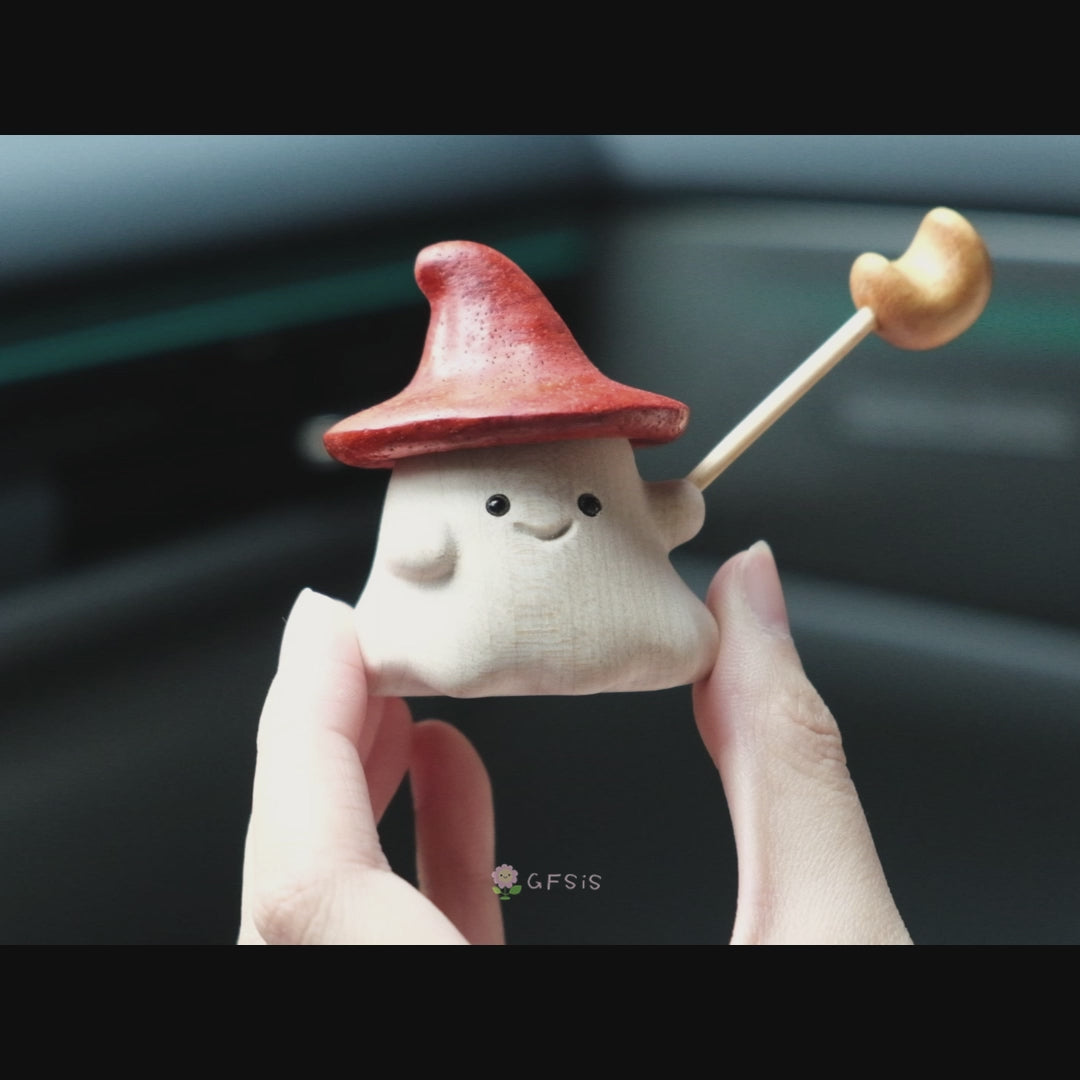 Ghost Wand Car Vent Clip Air Freshener - Spooky Aesthetic Car Diffuser