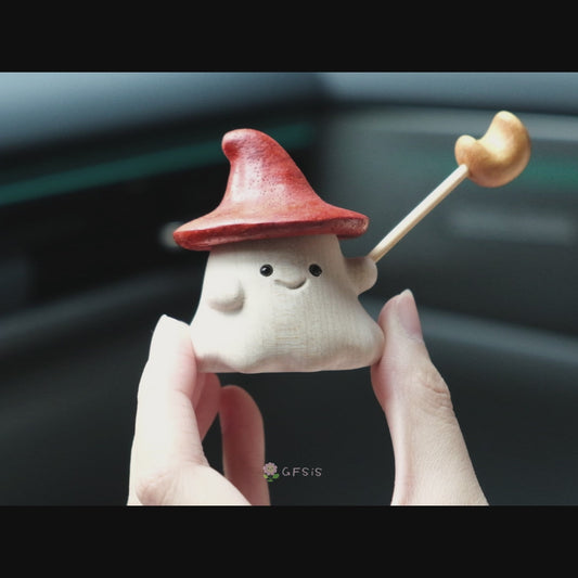Ghost Wand Car Vent Clip Air Freshener - Spooky Aesthetic Car Diffuser