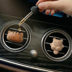 Wooden Cat Car Vent Clip Air Freshener - image 4
