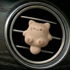 Wooden Cat Car Vent Clip Air Freshener - image 5