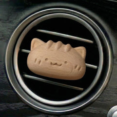 Wooden Cat Car Vent Clip Air Freshener - image 6