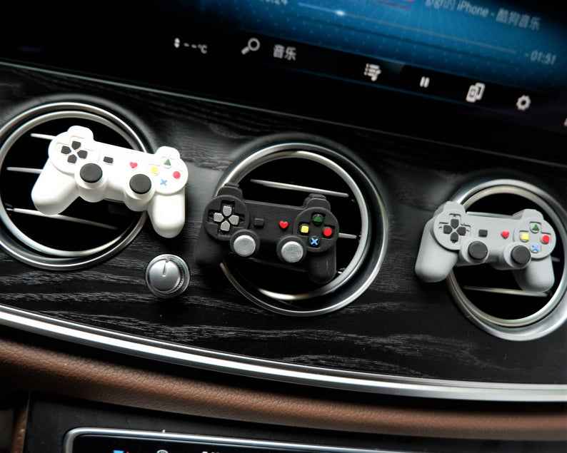 Cute gaming car air freshener clip for universal vents