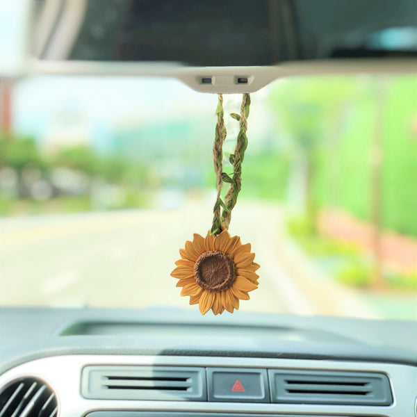 Sunflower Car Rear View Mirror Accessories