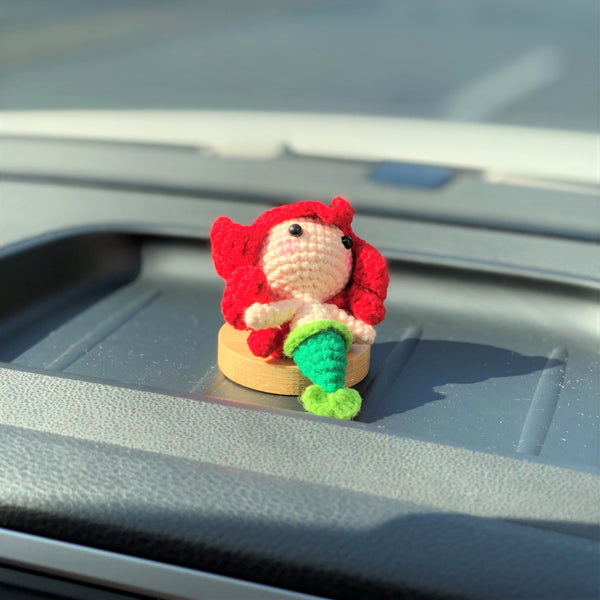 Croceht Car Dashboard Decor- Little Mermaid