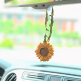 Sunflower Car Rear View Mirror Accessories